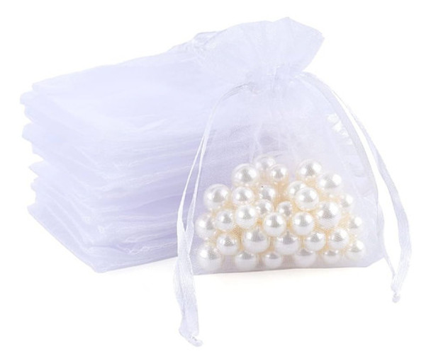 Bolsa De Organza Blanca De 7x9cm Pack De 20 Souvenirs Cumple 0 Bolsa De Organza Blanca De 7x9cm Pack De 20 Souvenirs Cumple 0