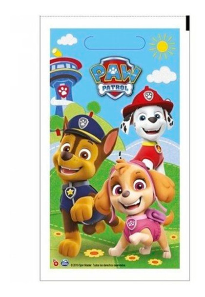 Bolsita P/golosina Paw Patrol Pack X 10  P/oficial 0