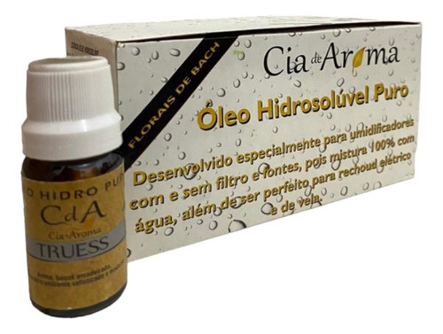 Kit 10 Óleo Hidrossolúvel Truess Puro Umidificadores 10ml 0