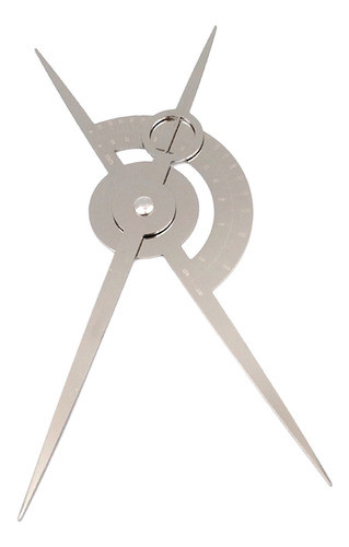 Ferramenta De Ponta De Régua De Estêncil De Aço Prata 0