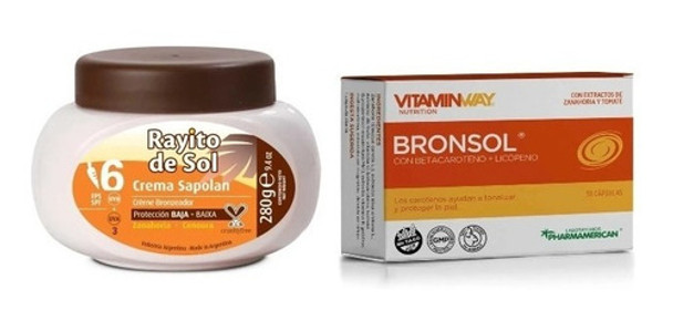 Autobronceante Pastilla Bronceador Bronsol + Crema Protector 0 Autobronceante Pastilla Bronceador Bronsol + Crema Protector 0
