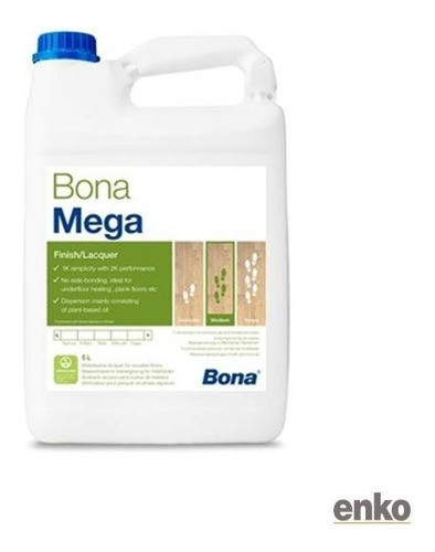 Plastificante Al Agua Bona Mega Mate 5lt 0