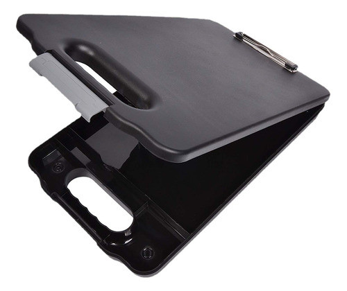 Prancheta Com Estojo Para Documentos De Armazenamento, Preto 0