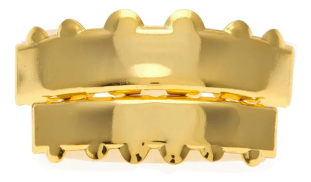 Parrillas Para Dientes Grillz Full Ammo Dorado 0