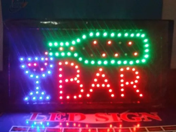 Cartel Led Asador Abierto Parrilla Rotiseria O La Q` Quieras 0