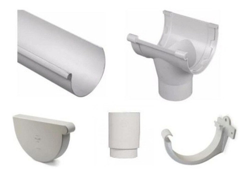 Kit Canaletas Pvc Autoinstalable Techo Nicoll 3 Mts 0