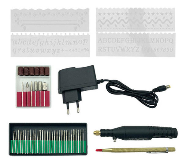 Caneta Micro Gravadora Com Fio Elétrico Com Conjunto De 0