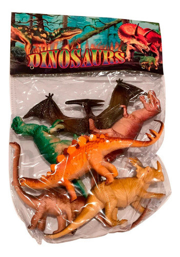 Set De Dinosaurios X6 Unidades En Bolsa Ploppy 360306 0