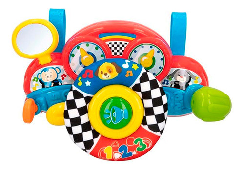 Volante De Paseo Con Correas Vtech Juguete Bebe Luz Y Sonido 0