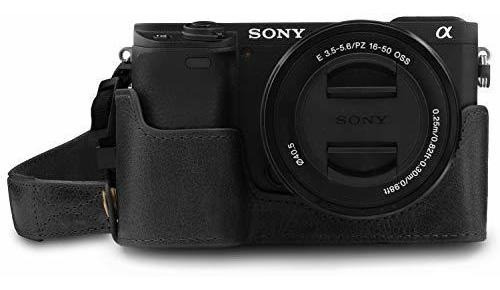 Megagear Mg1641 Ever Ready Funda De Piel Para Sony Alpha A64 0