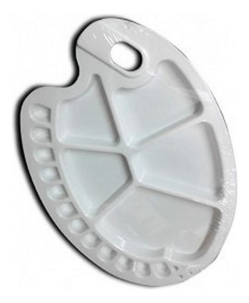 Paleta Mezcladora Plastica Artmate 17 Cavidades 34x25cm 0