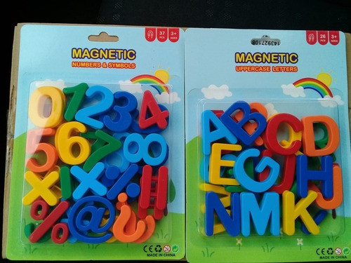 Letras Y Números Imantadas 0