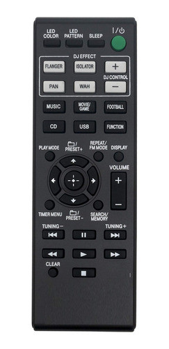 Control Remoto Audio Para Sony Rm-amu199 Shake Gpx555 Mhc-v5 0