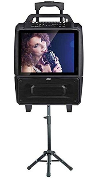 Qfx Kar-812sm Sistema De Altavoces De Karaoke Portátil De 2 0