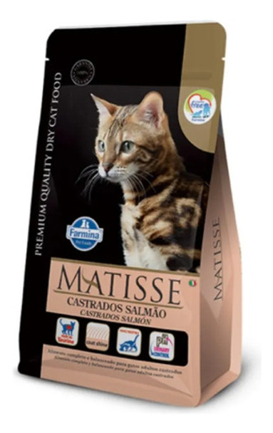 Alimento Gato Adulto Castrado Matisse Sabor Salmon 7,5kg 0 Alimento Gato Adulto Castrado Matisse Sabor Salmon 7,5kg 0