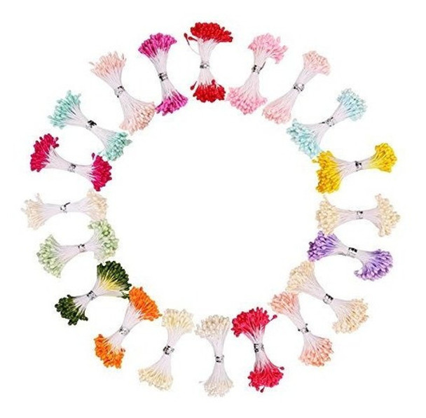 Estambres Para Artesania 1700u (20paq) Colores Surt. 3mm 0