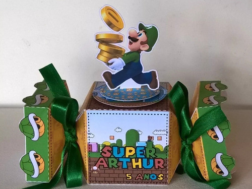 10 Cajitas Super  Caramelera  De Súper Mario Bros 0