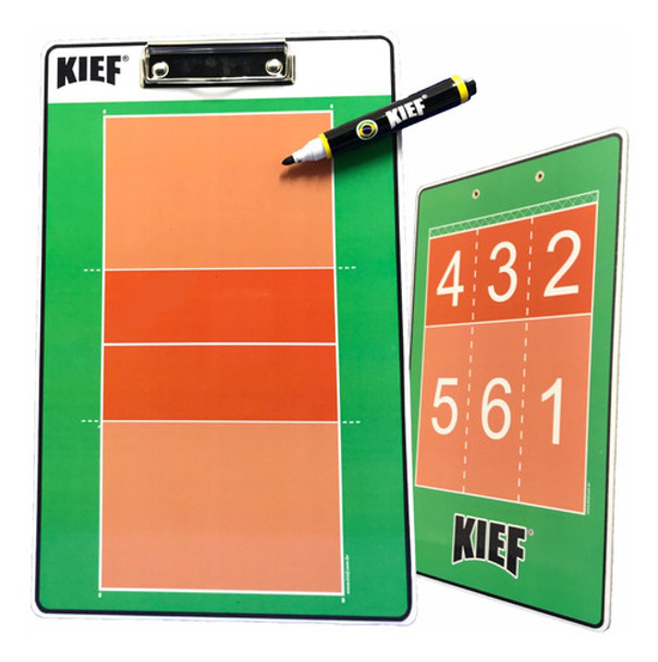 Prancheta Dupla Face Kief Voleibol 0