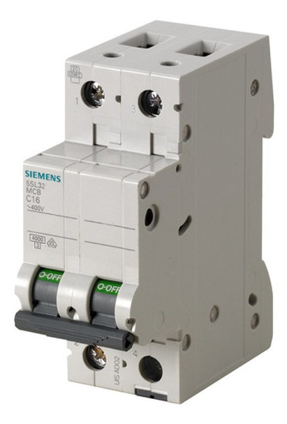 Termomagnética Siemens 2x2a 4,5ka 5sl3202-7mb 0