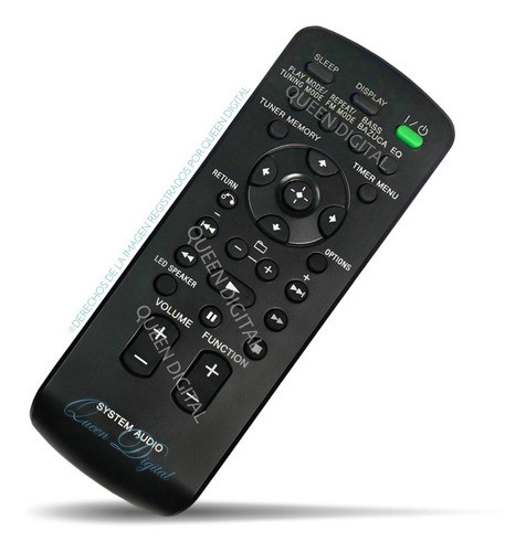 Control Remoto Para Sony Rm-amu166 Torre Sonido Audio Amu009 0