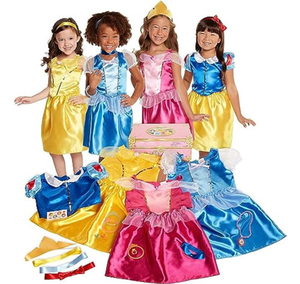 Disney Baúl De Disfraces De Lujo De Las Princesas 0