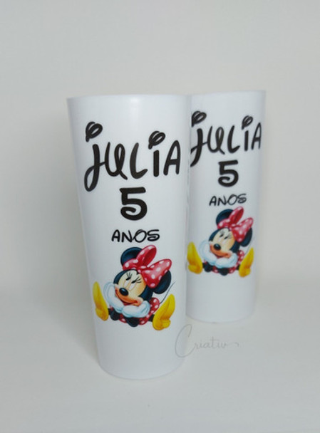 100 Copos Long Drink Acrílico 350ml Personalizados 0