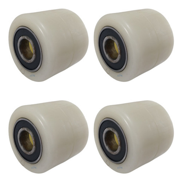 Kit 4x Rodas Tandem Nylon 70x60mm Transpallet Mtp 2 Tonx520 0