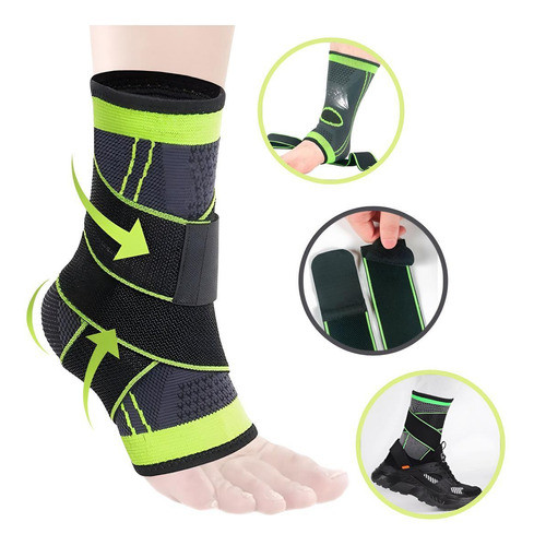 Tornozeleira Ortopedica Compressão Estabilizadora Elastica 0