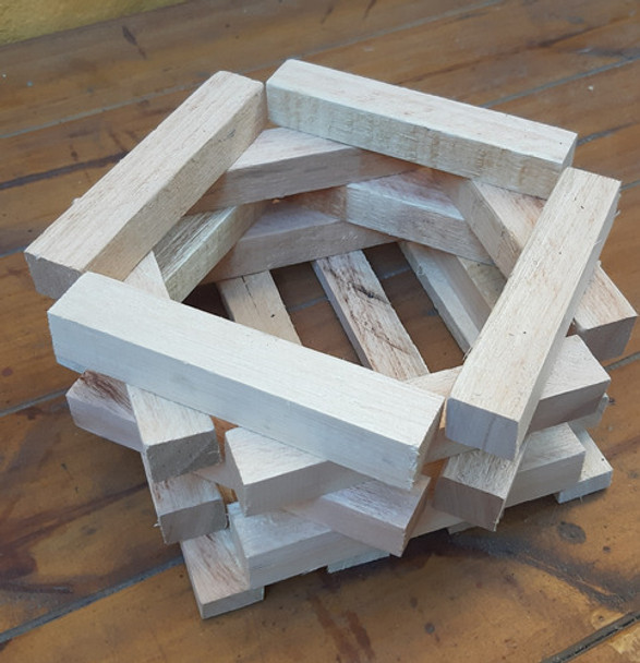 Porta Macetas Naturales En Madera Para Jardín Int / Ext 0