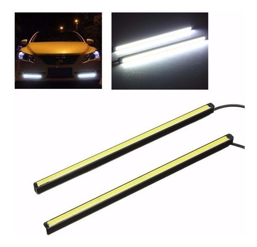Kit Faro Camineros Led Circ. Diurna 20cm  6w Adhesivo 0