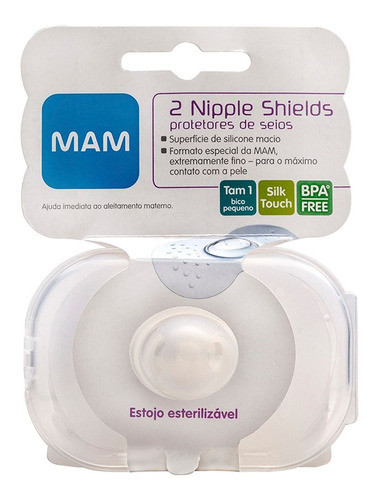 Protetor De Seios Tam.1 Nipple Shields - Mam 0