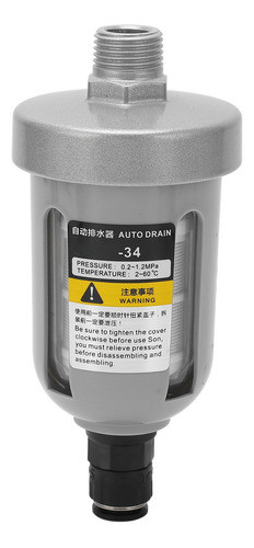 Filtro De Compressor De Ar, Dreno Automático, Pneumático 0