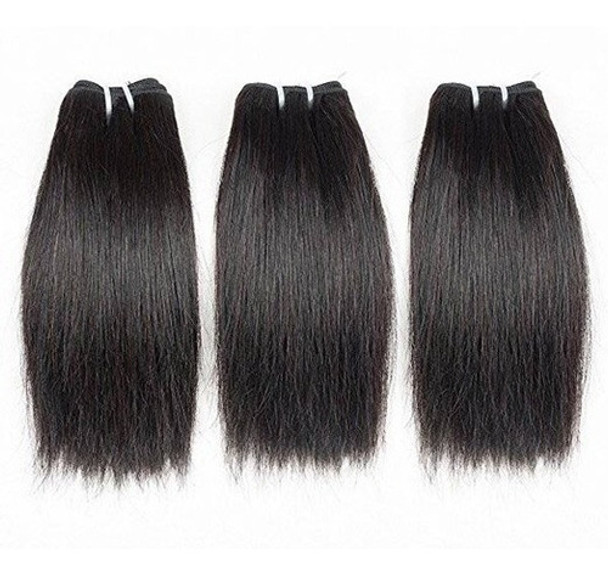 150g 25cm Feixes De Cabelo Humano Liso Brasileiro Preto 0 150g 25cm Feixes De Cabelo Humano Liso Brasileiro Preto 0