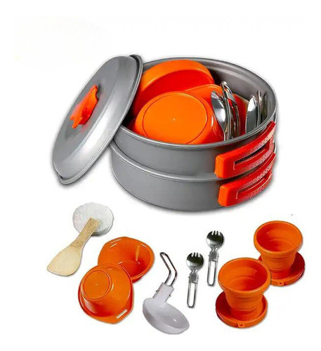 Set De Cocina Y Utensilios Para Camping En Exteriores Ligero 0