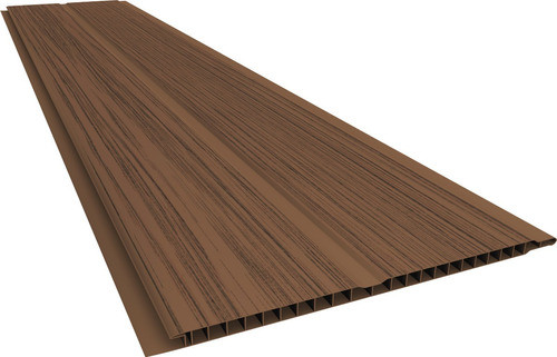 Cielorraso De Pvc Color Marrón Rústico Madera Oscura 0