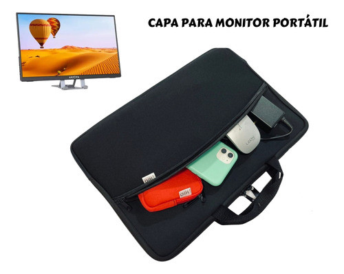 Pasta Capa Protetora Para Monitor Portátil - 15.6 Polegadas 0