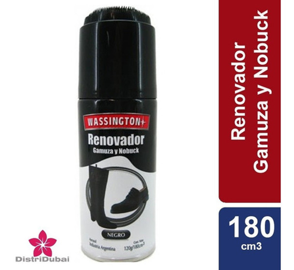 Renovador Wassington Calzado Gamuza Y Nobuck Color Negro 0 Renovador Wassington Calzado Gamuza Y Nobuck Color Negro 0