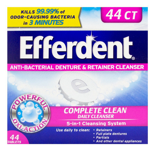 Efferdent Tabletas Limpiadoras Protesis Dentales X 102 6c 0