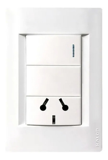 Combo X4 Llave Kalop De Luz Con Tapa 0