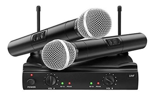 Eivotor Wireless UHF Microphone System, Wireless Handheld Microphone