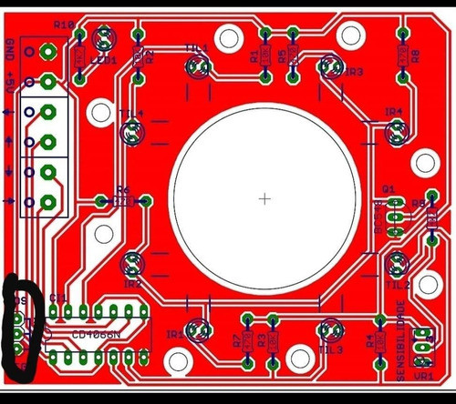Arcade Placa Óptica.archivo Gerber.fabricala Tu Mismo.fácil 0