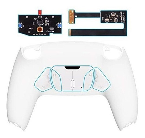 4 Botones Extra Para Control Ps5 Extremerate Blanco 0
