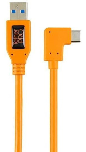 Cable Adaptador Usb-c A Usb 3.0 | Naranja / Flexible 0
