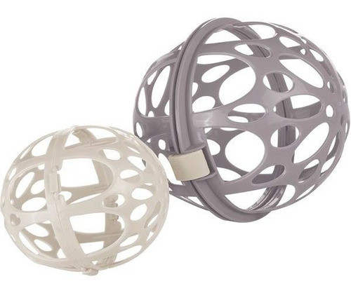 Protetor Bola Para Lavar Sutiã  Roupa Finas Em Máquina 2 Pçs 0