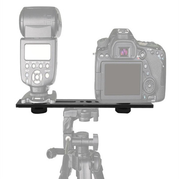 Soporte Doble Camara A Tripode Ajustable Rosca Dual Standard 0