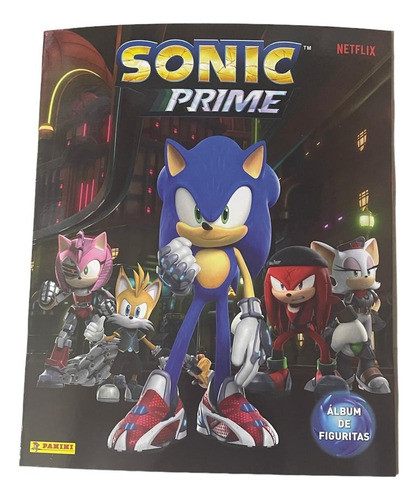 Album Sonic Prime Año 2024 Panini Original. Rey 0