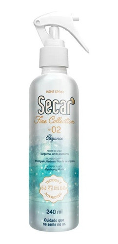 Odorizador Home Spray Secar Fine Collection 240ml Elegance 0