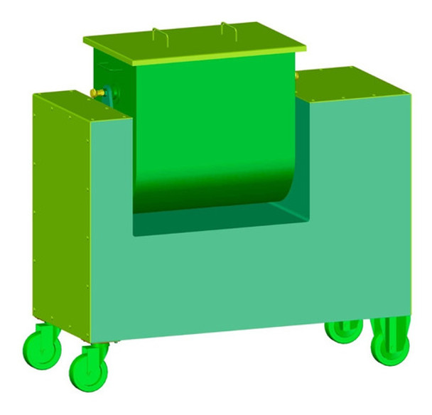 Mezcladora Volcable . Planos Completos Para Manufactura. 0