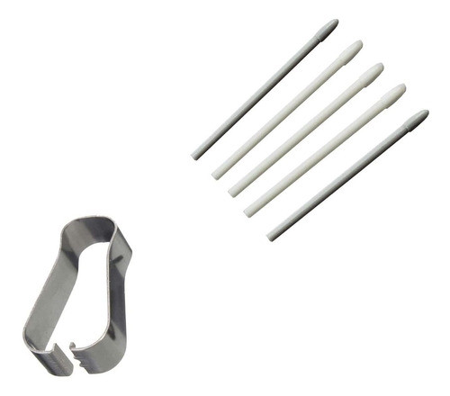 5 Puntas De Lapiz Optico Para Galaxy Note 8 / 9  Blanco 0