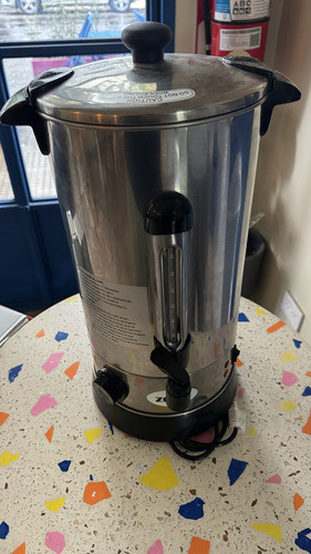 Cafetera Eléctrica Zokin 12lts. Gastronómica Acero Inox. 0